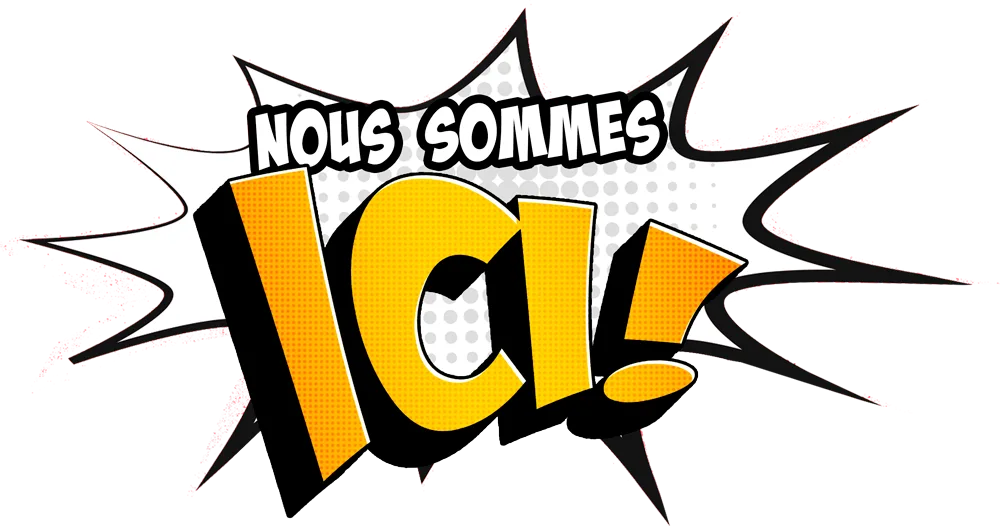 Balão-nous-sommes-ici Explosion Nous sommes ici
